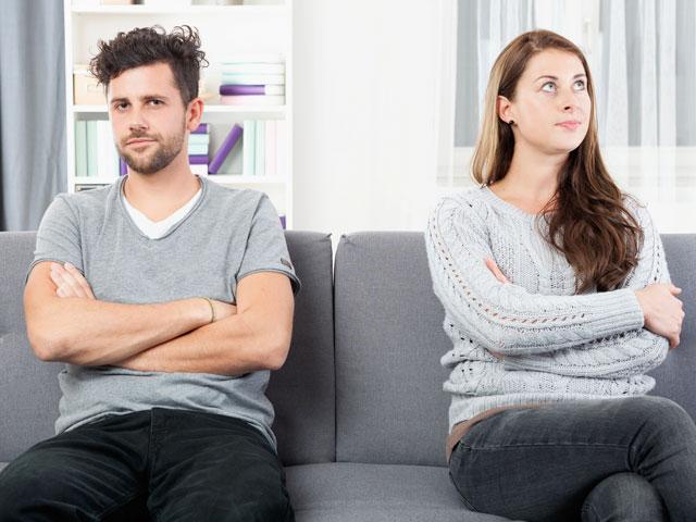 Couple with relationship problems